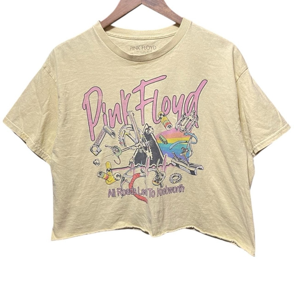 Pink Floyd all roads lead to knebworth tour album short sleeve Crewneck T-shirt